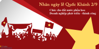 Chúc mừng Quốc Khánh Việt Nam 2-9-2023