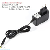 Adaptor Sạc Pin Axit Chì SLA 6V 600mA Cho Cân Điện Tử