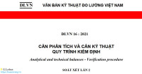 ĐLVN 16:2021 Quy trình kiểm định Cân phân tích cân kỹ thuật