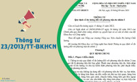 23/2013/TT-BKHCN Thông tư Quy định về đo lường đối với phương tiện đo nhóm 2