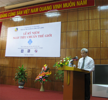 Tổng cục trưởng Ngô Quý Việt phát biểu khai mạc tại Lễ kỷ niệm