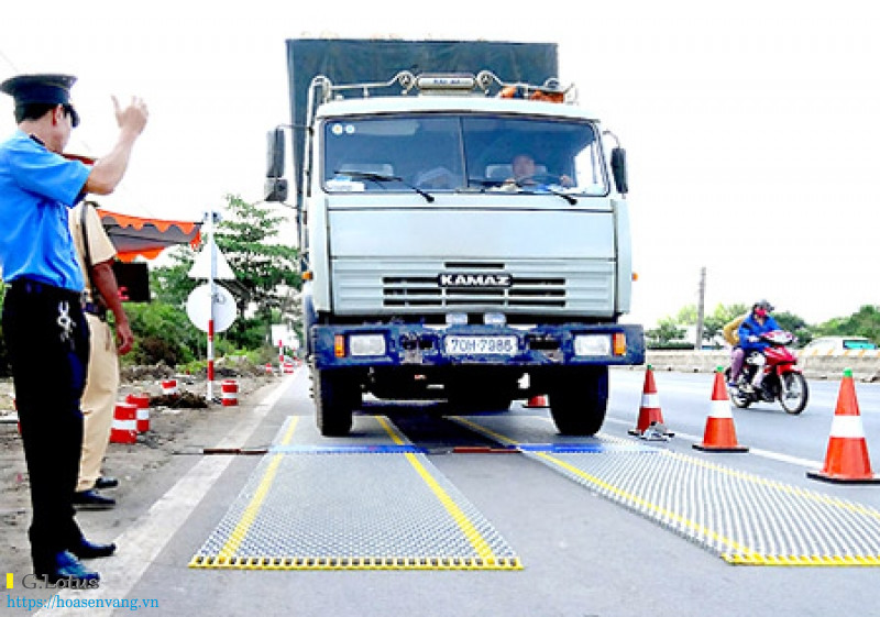 Quy trình cân của Trạm kiểm tra tải trọng xe lưu động và cân xách tay