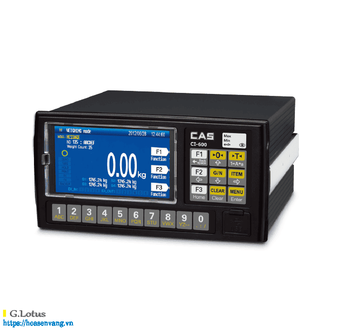 Đầu hiển thị CI-600D CAS – Bộ điều khiển cân điện tử với Loadcell số