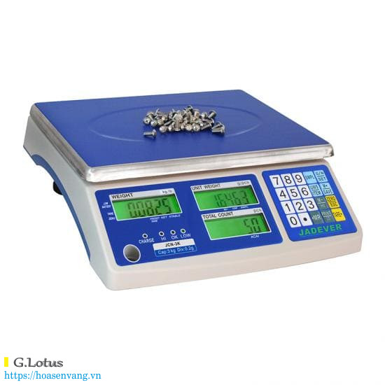 Cân điện tử đếm số lượng Jadever JCN đèn tháp 3 màu